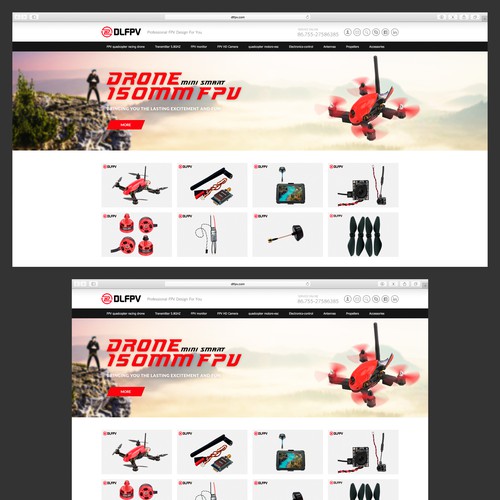 Drone 150mm FPV Banner