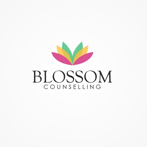 Create a fun, retro / modern logo for Blossom Counselling.