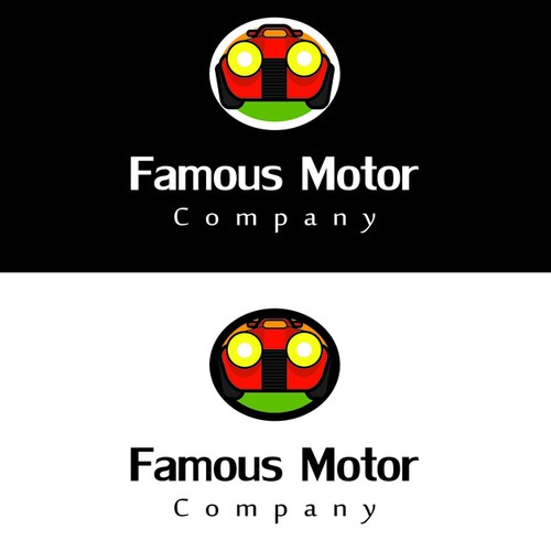  logo for Famous Motor Company