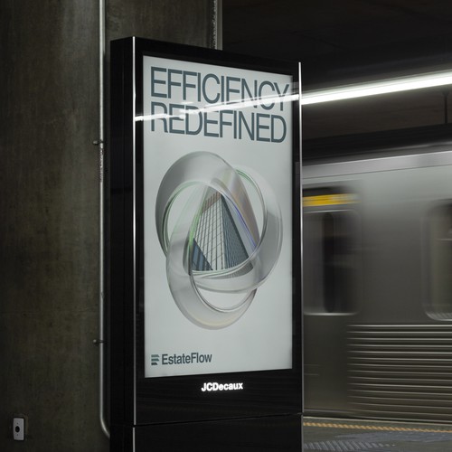EstateFlow - Logo and Outdoor Ads