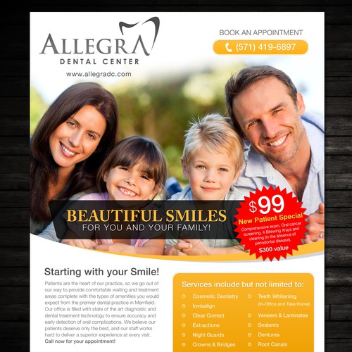 Allegra Dental Center Magazine Ad