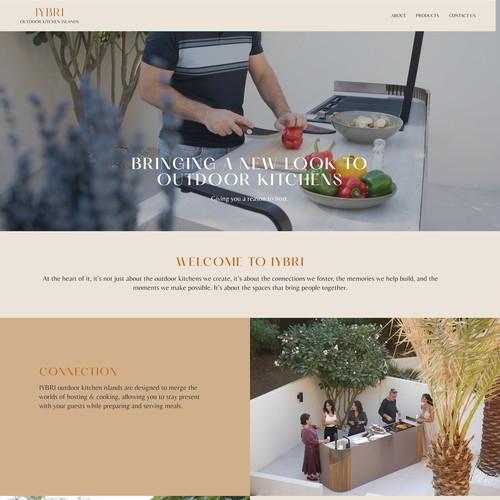 The IYBRI website presents a new standard for outdoor kitchen design, combining luxury, mobility, and premium craftsmanship with an immersive, visually rich digital experience.