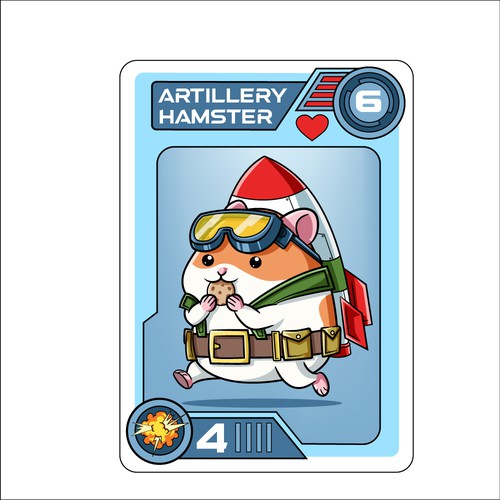 Hamster Heroes Card Game Design