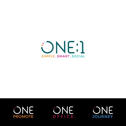 one:1 logo