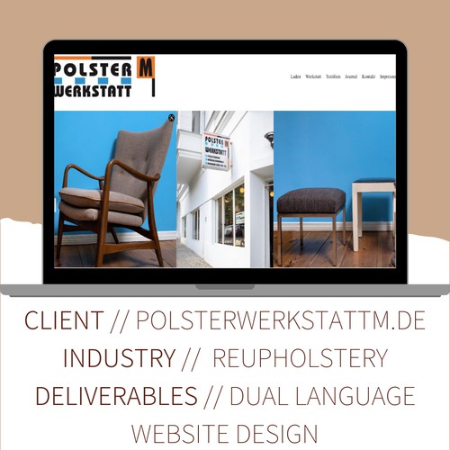 Dual Language Squarespace website