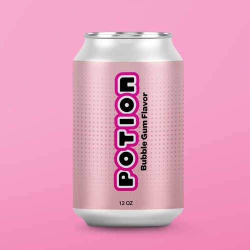 Packaging concept for an energy drink