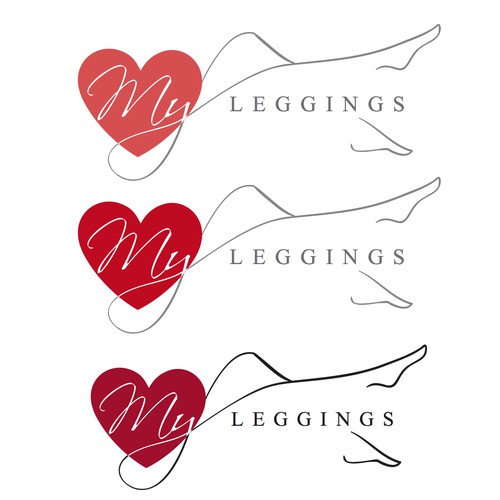 logo concept for leggings brand