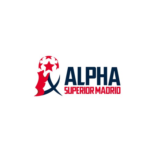 Bold logo concept for Alpha Superior Madrid