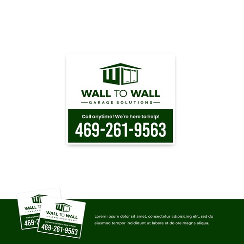 Wall to Wall Promotional Sticker
