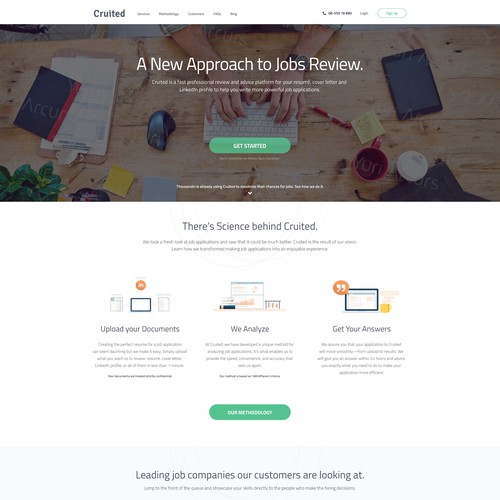 CV Review Website for Cruited.com