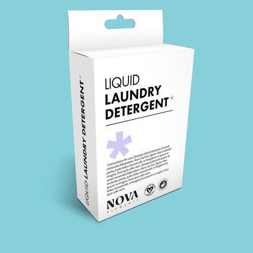 Liquid Laundry Detergent Packaging Design