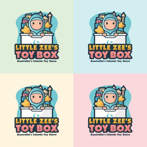 Playful logo for Islamic toy store