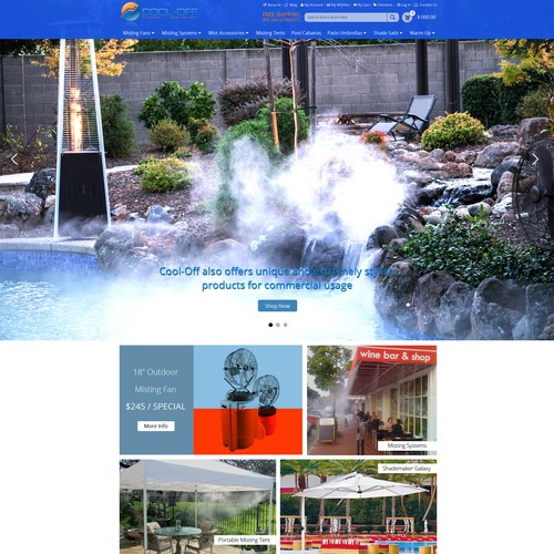 E-commerce Website for Cool-off