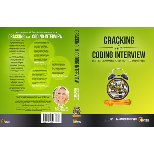 Amazon's #1 best-selling interview book needs a back cover! Template provided.
