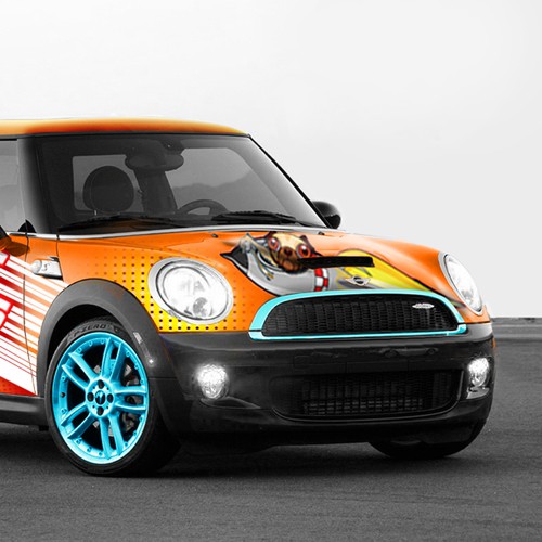 (proposed) Design Rocket Prints Mini Cooper Clubman Wrap