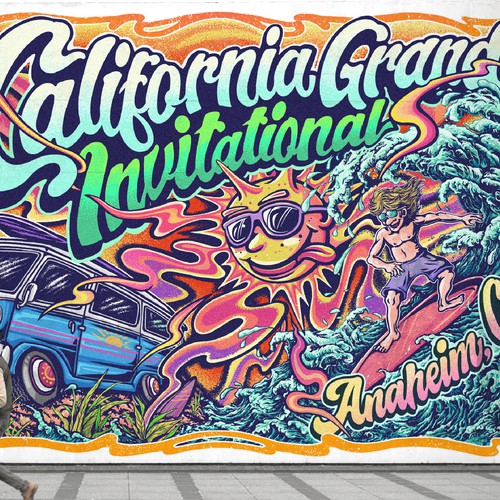 California Grand murall