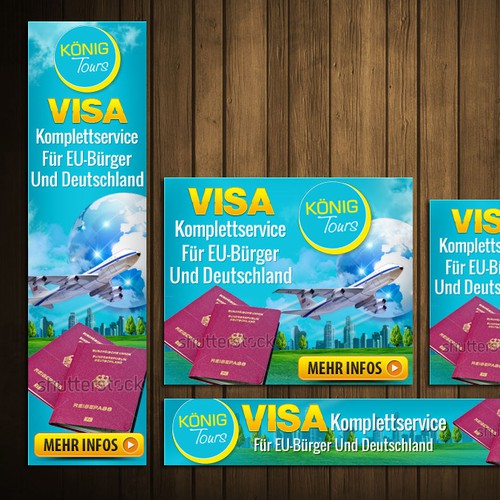 Banner für Visum-Service (visumpflichtige Länder)