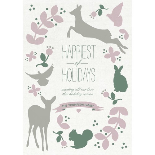 Picaboo 5" x 7" Flat Holiday Cards (will award up to 25 designs!)