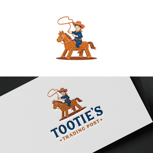 Logo concept for a children's clothing store