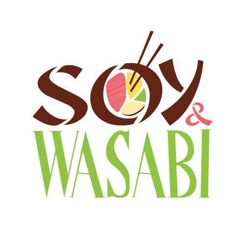 Help Soy + Wasabi  OR Soy & Wasabi with a new logo