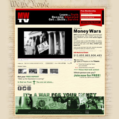 Web Design For Money Wars