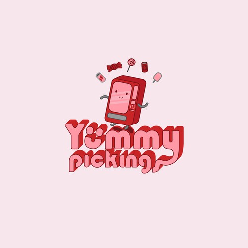 Yummy Pickings Vending Machine Logo
