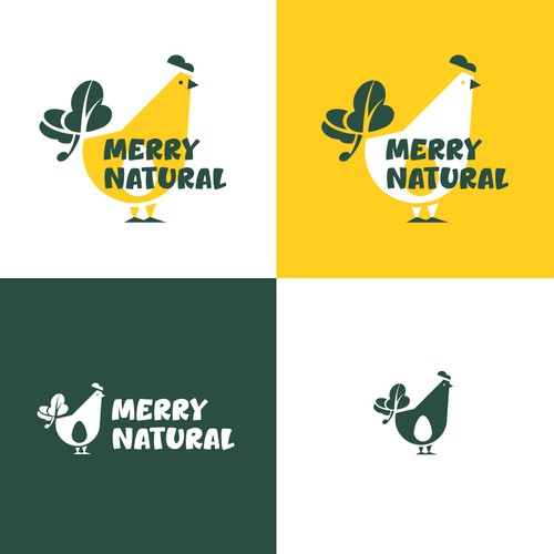 Merry Natural logo design