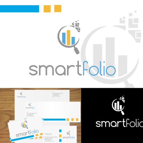 Analytics software start-up firm. Create our first logo!
