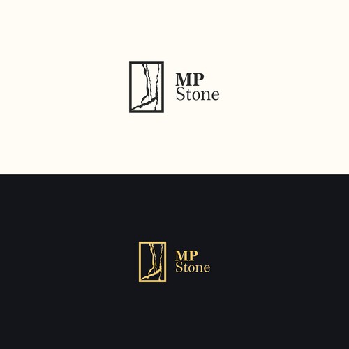 Vein Stone logo concept for MP Stone