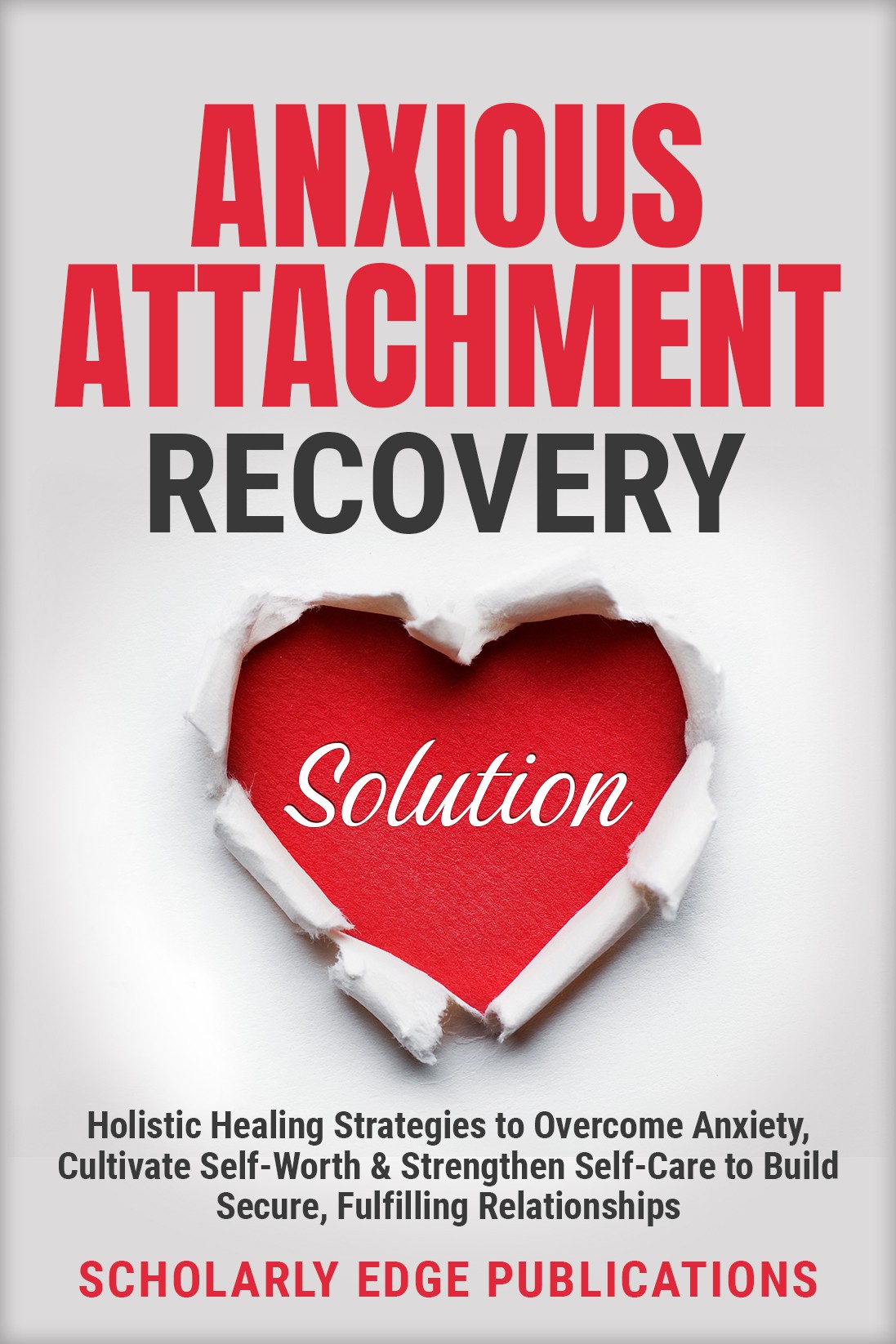 Clean cover design for self-help and mental wellness gurus.