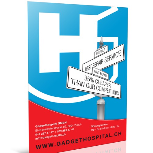 GadgetHospital needs a new postcard, flyer or print