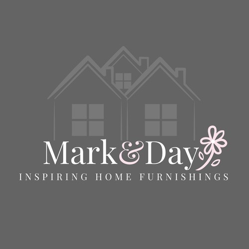 simple but trendy logo for a new home decor company