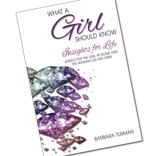 Create a captivating book cover for young girls.  "What a Girl Should Know...?"