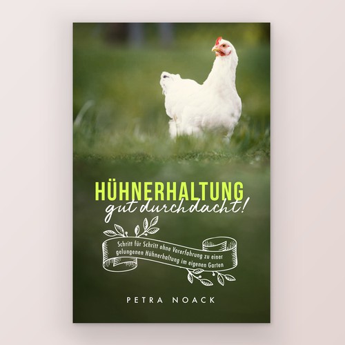 Cover for an eBook in the field of chicken farming.