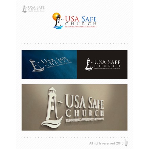 USA Safe Church logo design
