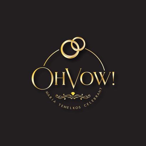 Logo concept for OH VOW - Maria Temelkos Celebrant