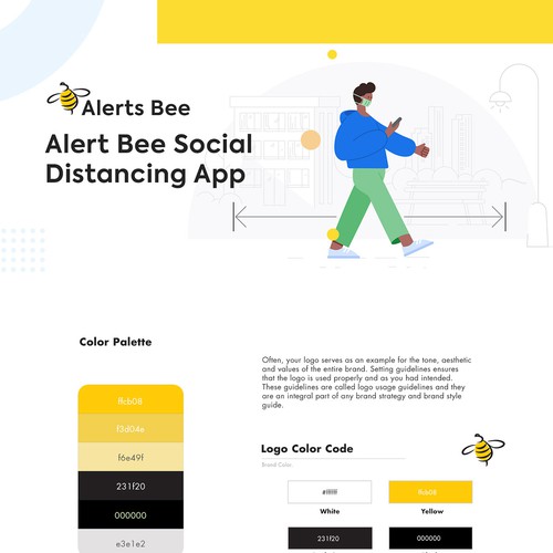 Alert Bee Social Distancing App