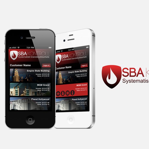 website design for SBA Kontroll 