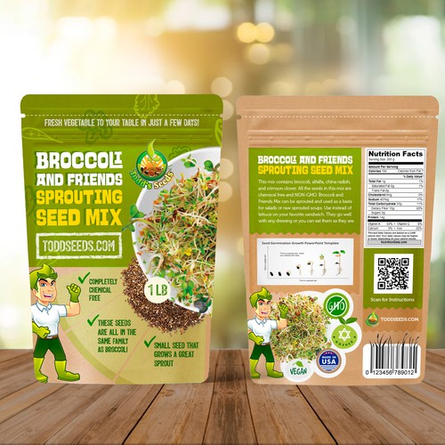 Seed mix package design