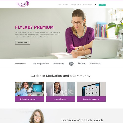 New Website for FlyLady Premium