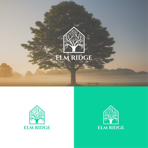 Logo design concept for a real estate business