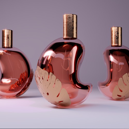 3D Design of a Perfume Bottle