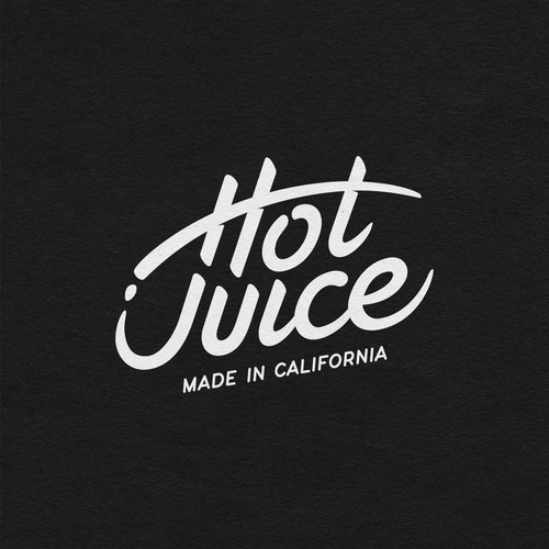 Hand lettering logo for E-Juice company