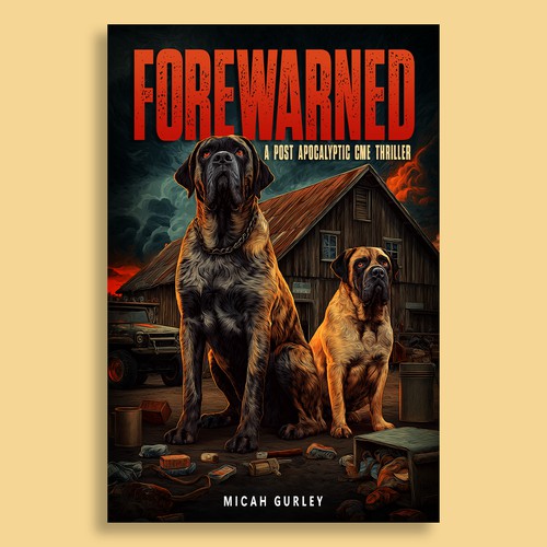 Cinematic Book Cover Design for Forewarned