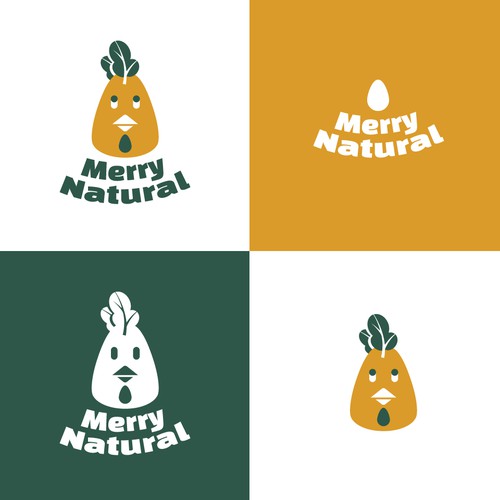 Merry Natural logo design