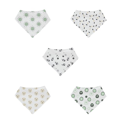 Baby bandana pattern design