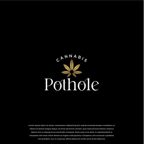 Premium cannabis logo for packaging