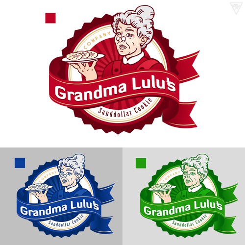 Help Grandma Lulu's Sanddollar Cookie Company with a new logo