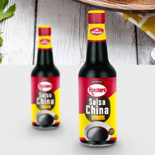 Diseño de etiqueta - Salsa China