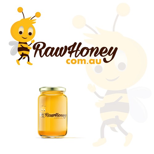 Logo concept for honey